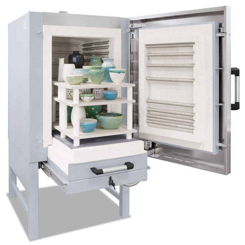 Печь камерная Nabertherm NW 300/H/B400, обогрев с пяти сторон, с выдвижным подом, 1340°C