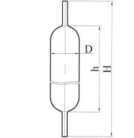 Пипетка 250 мл (газовая без кранов)