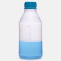 Бутыль ISOLAB 1000 мл, GL45, с винтовой крышкой, нестерильная, прозрачный PP