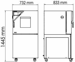 Камера испытательная «тепло-холод», -40...+180 °С, MK56, 60 л, Binder