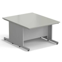 Стол островной ЭКРОС 1200х1500х750 мм, раб. поверхность - ЛАМИНАТ СЕРЫЙ