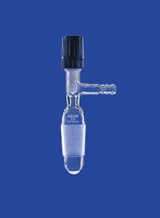 Кран для эксикатора Lenz с боковым отверстием, игольчатый клапан, PTFE