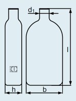 Колба Роукса DURAN Group 1200 мл, 33x260 мм, стекло