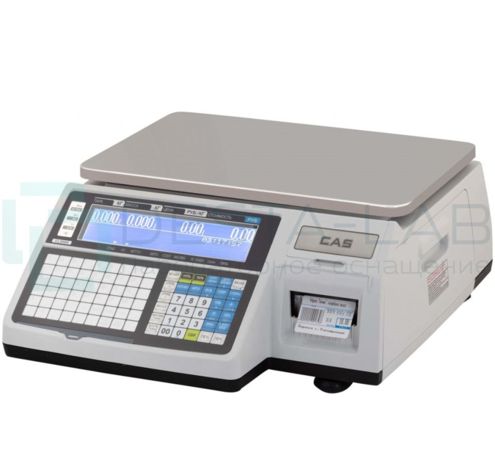 Весы настольные CAS CL-3000-06B (TCP/IP)