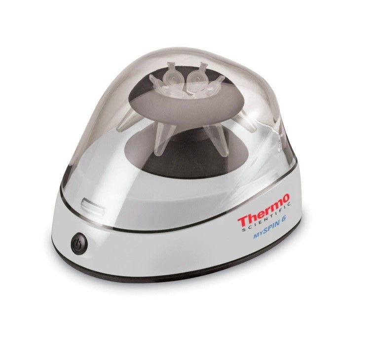 Центрифуга 6000 об/мин, 2000g, 6х1,5/2 мл и 16х0,2 мл, адаптеры 0,5 мл, MySPIN 6, Thermo FS (аналоги арт. 22105, Китай; арт. 30129567, Ohaus; арт. 3958000, IKA)