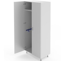 Двухсекционный шкаф для газовых баллонов НВ-800 ШБ (800×460×1820)