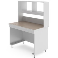 Физический лабораторный стол без розеток со столешницей из керамогранитной плитки НВ-1200 ПК-М