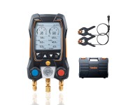 testo 550s Комплект 1 - Умный цифровой манометрический коллектор и зонды-зажимы температуры с фиксированным кабелем