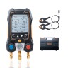 testo 550s Комплект 1 - Умный цифровой манометрический коллектор и зонды-зажимы температуры с фиксированным кабелем