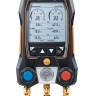 testo 550s Комплект 1 - Умный цифровой манометрический коллектор и зонды-зажимы температуры с фиксированным кабелем