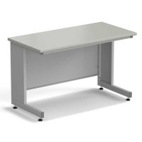 Стол пристенный ЭКРОС 1200х600х750 мм, раб. поверхность - ЛАМИНАТ СЕРЫЙ