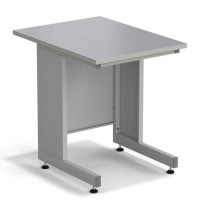 Стол пристенный ЭКРОС 600х800х750 мм, раб. поверхность - МОНОЛИТНЫЙ КЕРАМОГРАНИТ с ПВХ кромкой