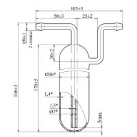 Склянка СТВ эскиз 2-1097