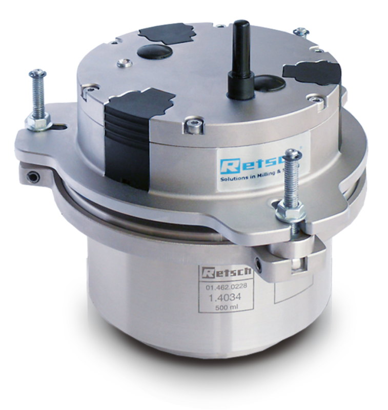 Система измерения давления и температуры Retsch PM GrindControl c размольным стаканом “comfort” из нержавеющей стали, 500 мл