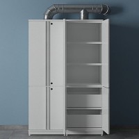 Шкаф для реактивов кислотостойкий ЛК-600 ШРП (c 2-я ящиками)