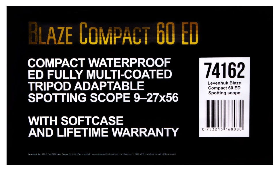 Зрительная труба Levenhuk Blaze Compact 60 ED