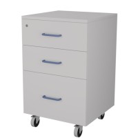 Тумба подкатная металлическая с 3 ящиками ЛАБ-PRO ТПМЯ3 50.50.81