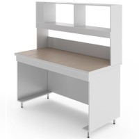 Физический лабораторный стол без розеток со столешницей из керамогранитной плитки НВ-1500 ПК-М