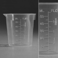 Стакан с носиком градуированный 50 мл., п/п., конический