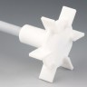 Перемешивающий элемент Bohlender диск, длина 350 мм, диаметр мешалки 38 мм, PTFE