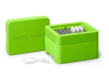 Контейнер для аккумулятора холода, CoolBox XT, без штатива, зеленый, Corning (BioCision)