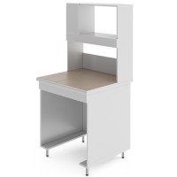 Физический лабораторный стол без розеток со столешницей из керамогранитной плитки НВ-800 ПК-М