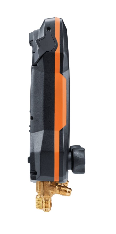 testo 550s Комплект 3 с заправочными шлангами - Умный цифровой манометрический коллектор, смарт-зонды зажимы температуры и набор из трёх заправочных шлангов