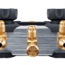 testo 550s Комплект 3 с заправочными шлангами - Умный цифровой манометрический коллектор, смарт-зонды зажимы температуры и набор из трёх заправочных шлангов