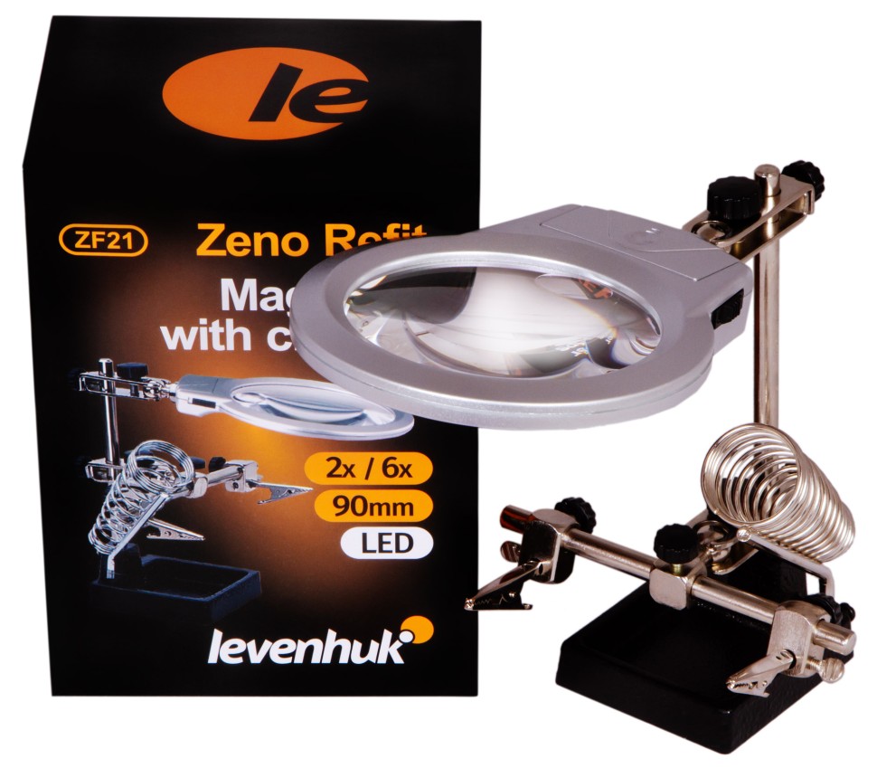 Лупа штативная Levenhuk Zeno Refit ZF21