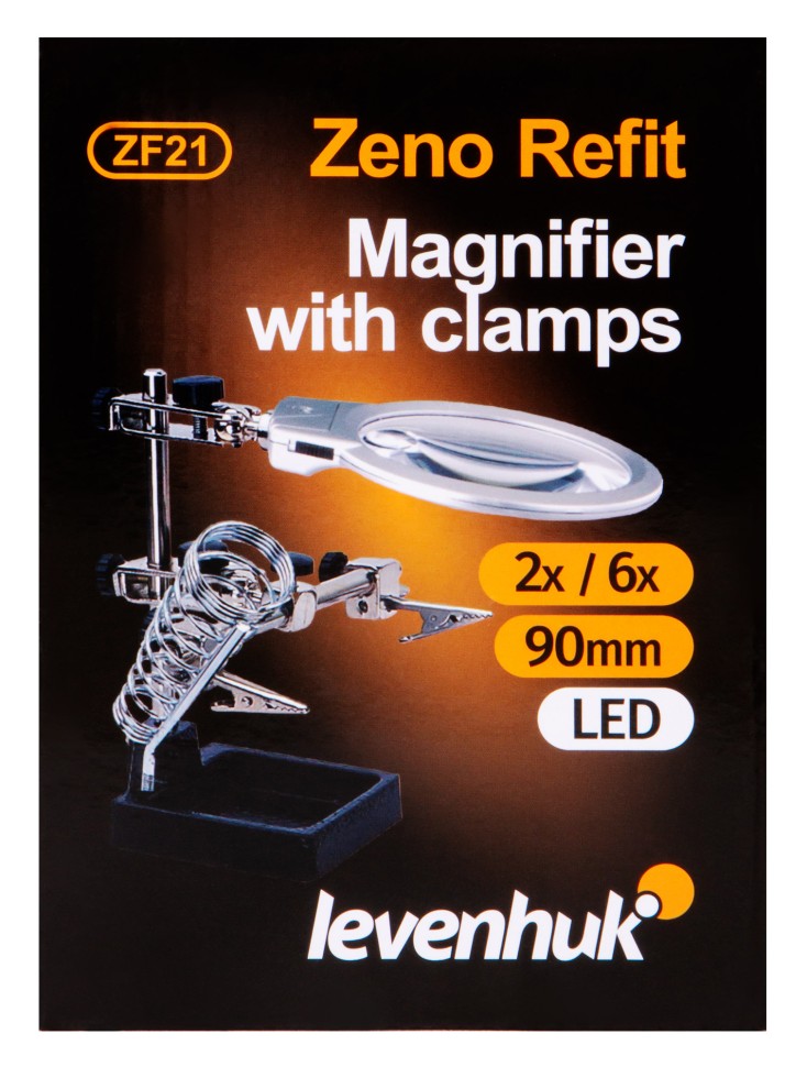 Лупа штативная Levenhuk Zeno Refit ZF21
