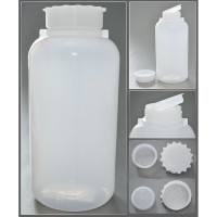 Бутылка градуированная 1000 мл, п/эт, с широким горлом, с крышкой, Кartell