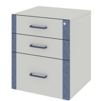 Тумба навесная с 3 ящиками ЛАБ-PRO ТЯ3 50.50.60