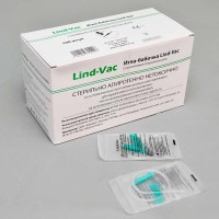Игла - бабочка &quot;Lind-Vac&quot; с луер-адаптером 21Gх3,4&quot;, 0,8*19мм, длина трубки 19см, зеленая, SN2107, уп. 100 шт.