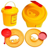 Контейнер одноразовый для сбора острого инструментария класса Б МК-01 &quot;МедКом&quot;, объем 1 л.