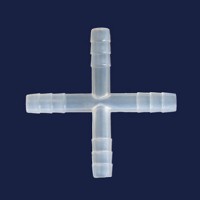 Соединитель для шлангов ISOLAB, X-образный, Ø 10 мм, PP