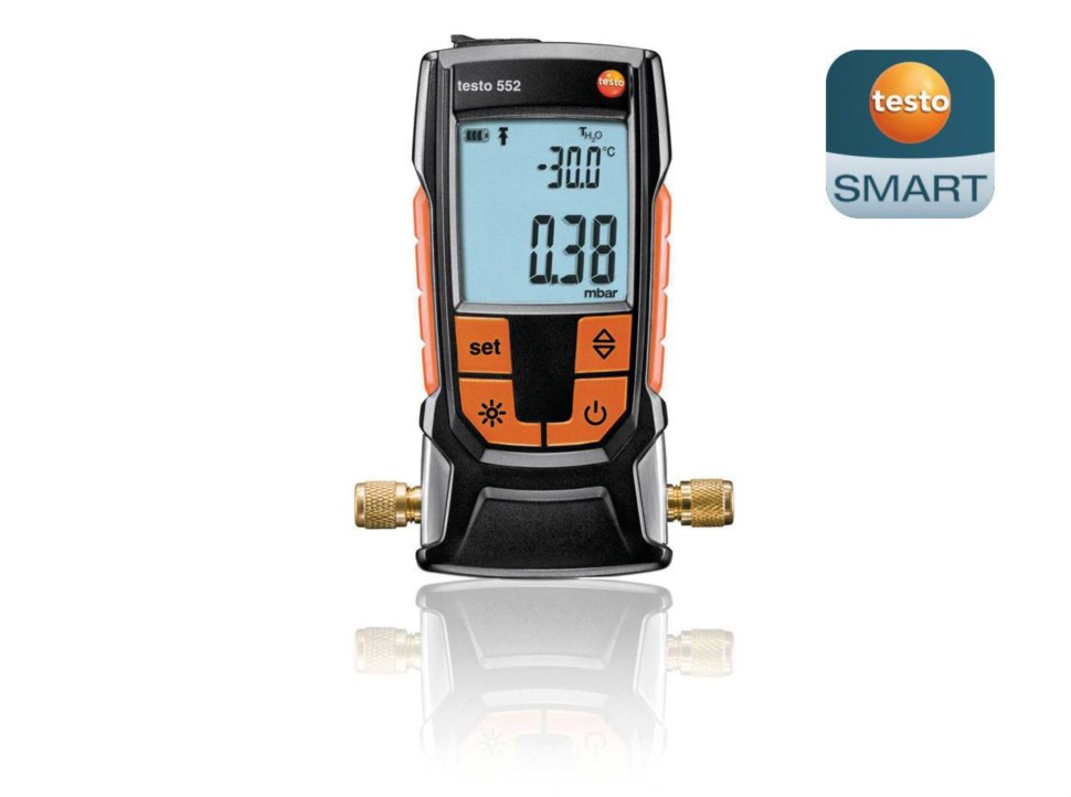 testo 552 - Высокоточный цифровой вакуумметр с Bluetooth