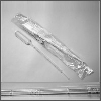 Пипетка для дозирования биологич. жидкости (Пастера) 1 мл. стер., 150 мм., инд. уп., п/эт, Аптака