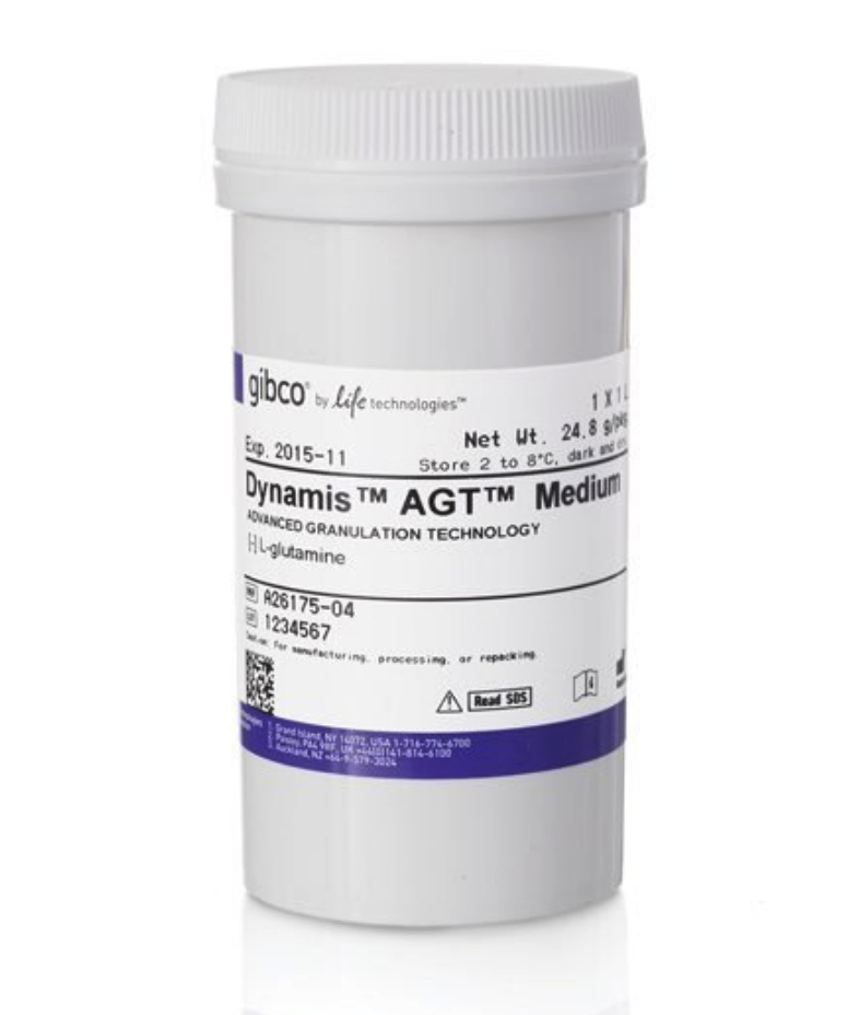 Среда Dynamis AGT без животных компонентов, гранулированная, Thermo FS