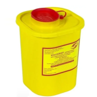 Контейнер одноразовый для сбора острого инструментария класса Б МК-01 &quot;МедКом&quot;, объем 1,5 л., уп. 100 шт.