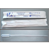 Пипетка для дозирования биологич. жидкости (Пастера) 1,5 мл. стер., 230 мм, инд. уп, кор. 1000 шт., Аптака