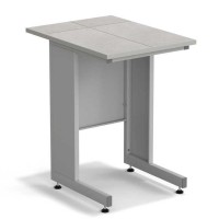 Стол пристенный ЭКРОС 600х800х900 мм, раб. поверхность - КЕРАМИКА с ПВХ кромкой