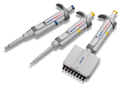 Автоматическая пипетка механическая 120-1200 мкл, 8-канальная, Research Plus, Eppendorf
