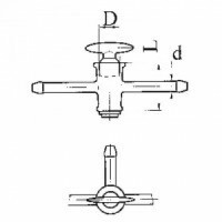 Кран 3-х ходовой, эскиз 4-29 