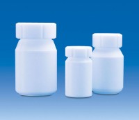 Бутыль VITLAB широкогорлая, непрозрачная с винтовой крышкой, 25 мл, РTFE