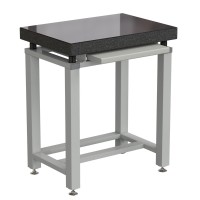 Стол для весов малый 630*450*750 мм с выдвижной полкой, цвет каркаса - серый, гранит
