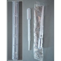 Пипетка для дозирования биологич. жидкости (Пастера) 3 мл. стер., 150 мм, п/эт, инд. уп./уп.1500 шт, Аптака