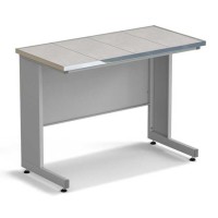 Стол пристенный ЭКРОС 1200х600х900 мм, раб. поверхность - КЕРАМИКА с НС бортиком