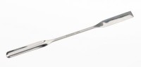 Микролопатка полузакруглённая двухсторонняя, длина 150 мм, лопатка 45×4 мм, диаметр ручки 2 мм, нержавеющая сталь, тип 1, Bochem
