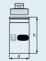 Бюкс DURAN Group 20 мл, для взвешивания, высокий, стекло