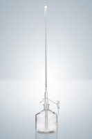 Автоматическая бюретка Пеллета Hirschmann 25 : 0,05 мл, класс B, светлое стекло, синяя градуировка, стеклянный кран